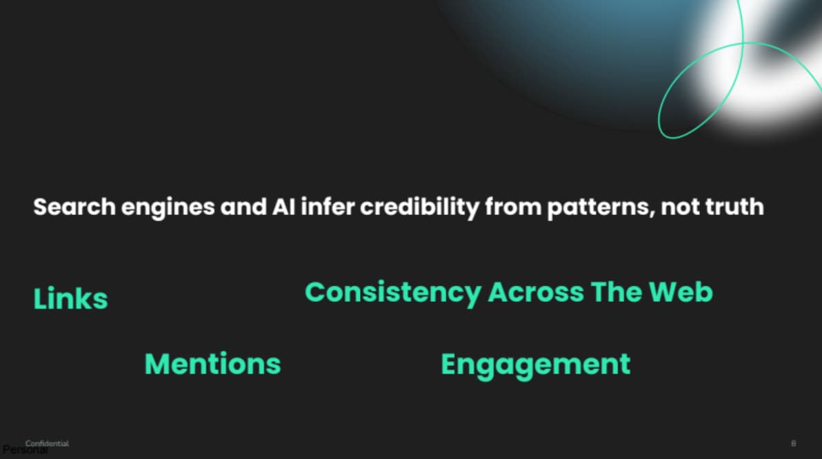 Sean Davis AI Infers Credibility from Patterns
