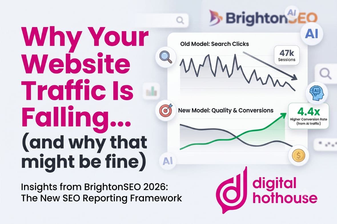 Why Your Website Traffic Is Falling – And Why That Might Be Fine
