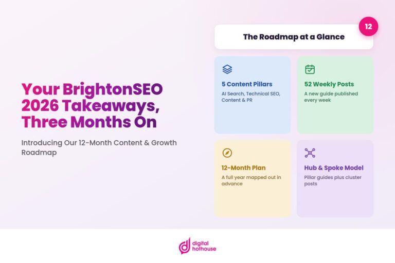 Your BrightonSEO 2026 Takeaways, Three Months On: Introducing Our 12-Month Content and Growth Roadmap